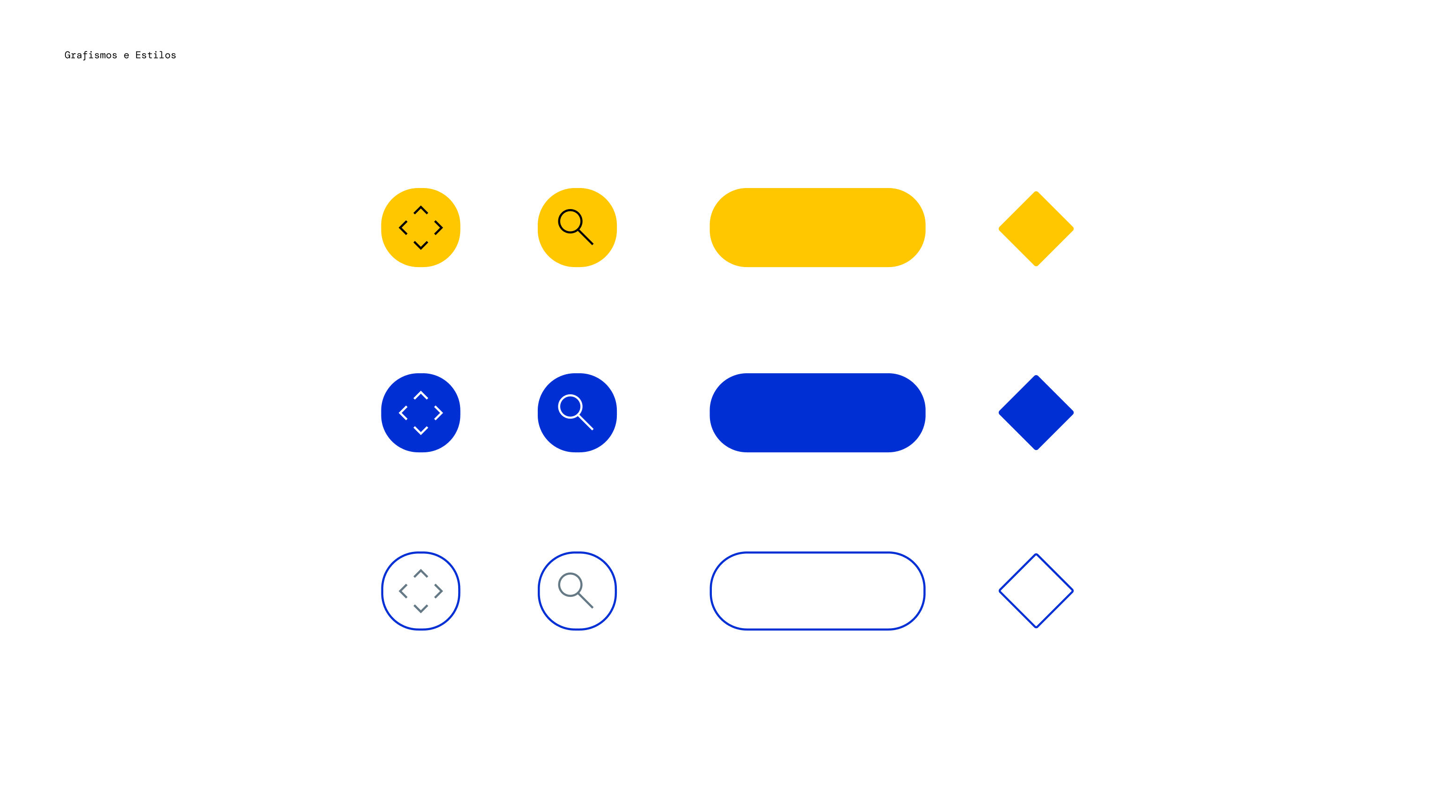UI elements for Sunny Systems in white, bright blue and yellow.